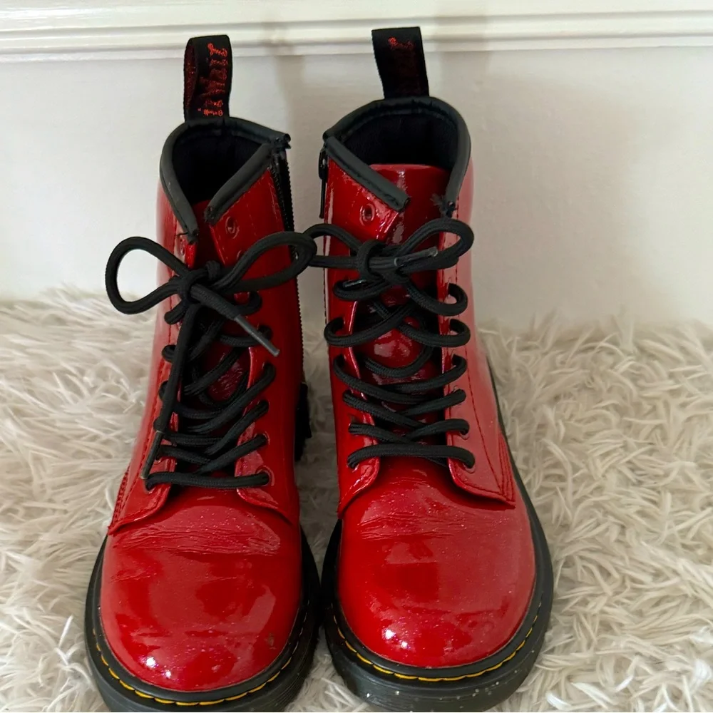 Dr Martens Glitter LaceUp Boots - Picture 6 of 12